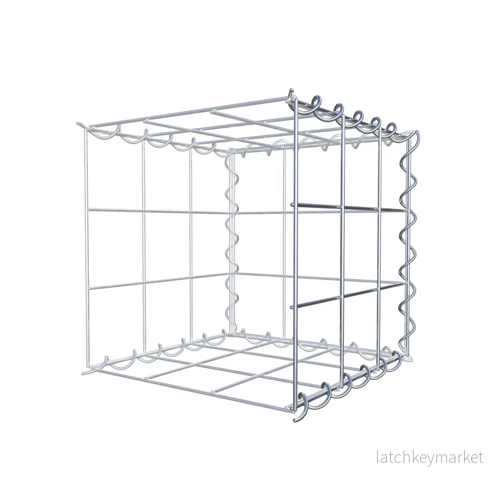Extra gabion typ 2 30 cm x 30 cm x 30 cm (L x H x D), maskstorlek 10 cm x 10 cm, spiral - Bild 3