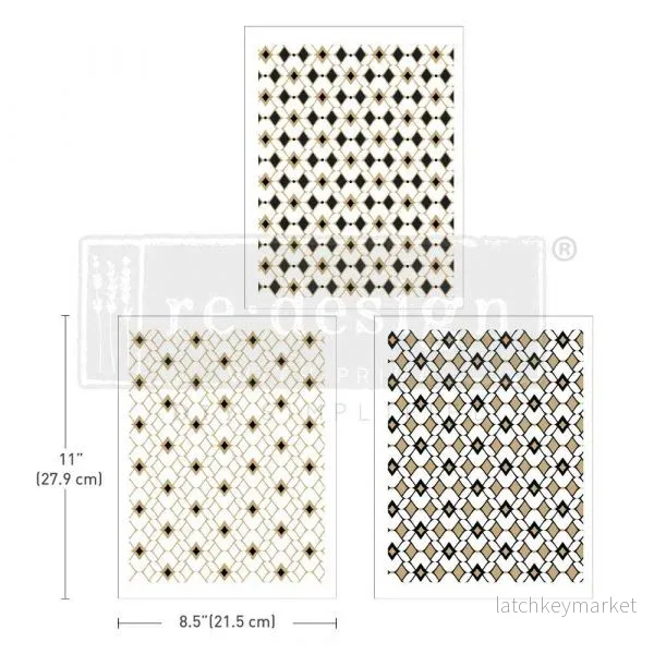 Dekortransfer Marroccan Diamonds Dekortransfer Marroccan Diamonds