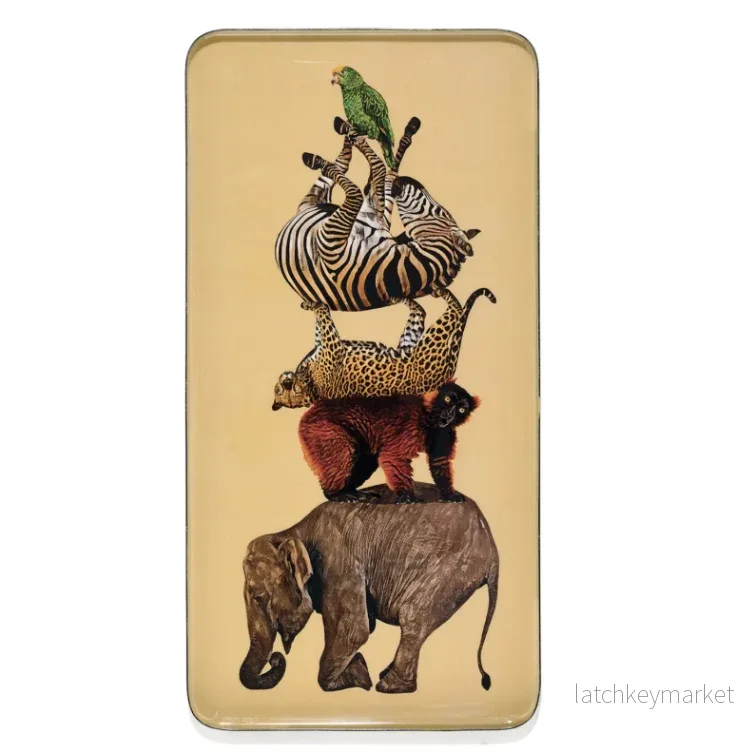 GANGZAÏ Rectangular Trinket Tray — CULBITO BALANCING ANIMALS