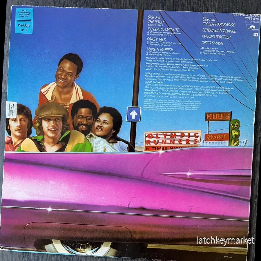 Olympic Runners – It’s a Bitch – LP 1979 – Polydor – Funk / Disco - Bild 2