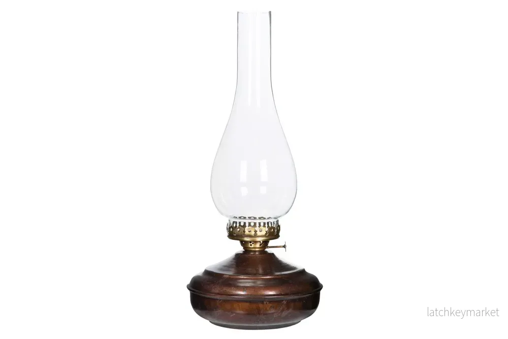 Ljuslykta Lampa till värmeljus Antik Brun Onyx Curling Ø22x45cm REA Ljuslykta Lampa till värmeljus Antik Brun Onyx Curling Ø22x45cm REA