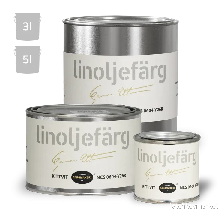Kittvit Linoljefärg Ottossons