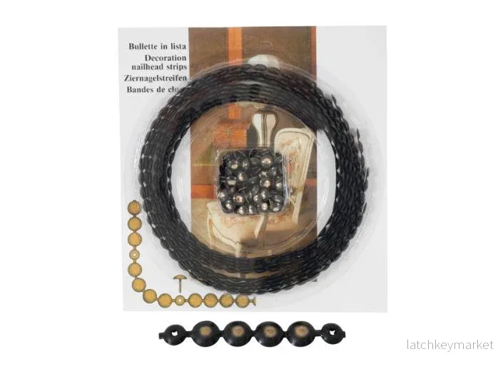 Möbelspiklängd, 5 m, brons Ø 9,5 mm