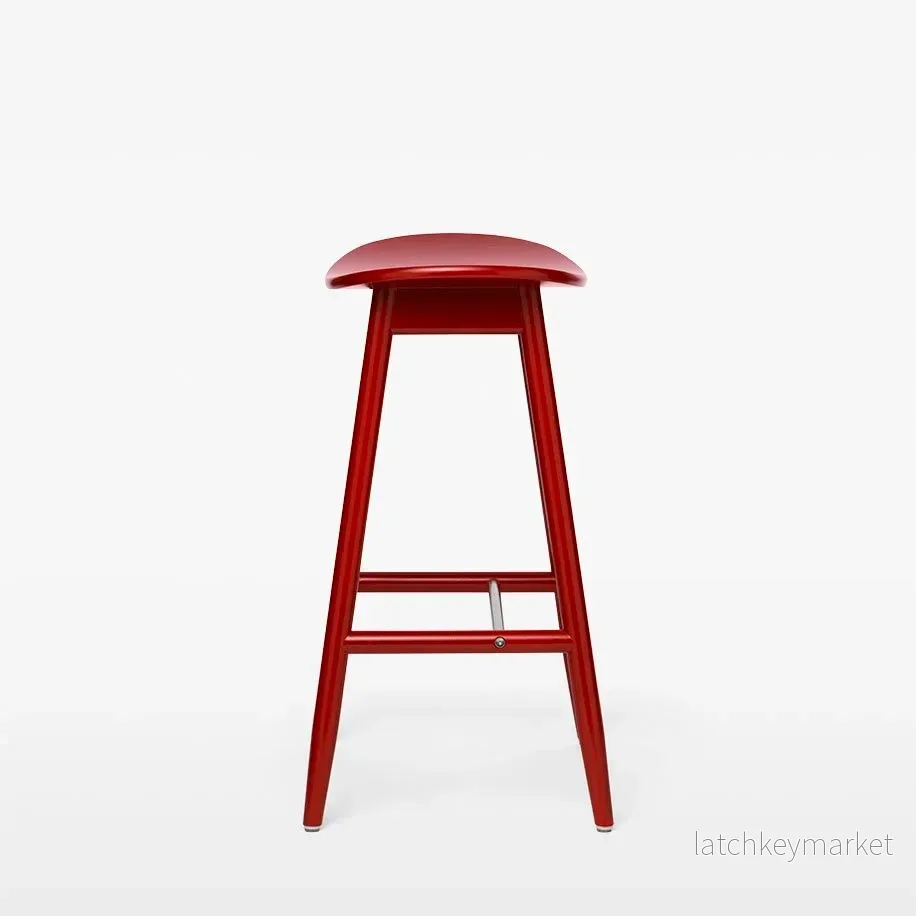 Massproductions Icha Bar Stool Red - Bild 3