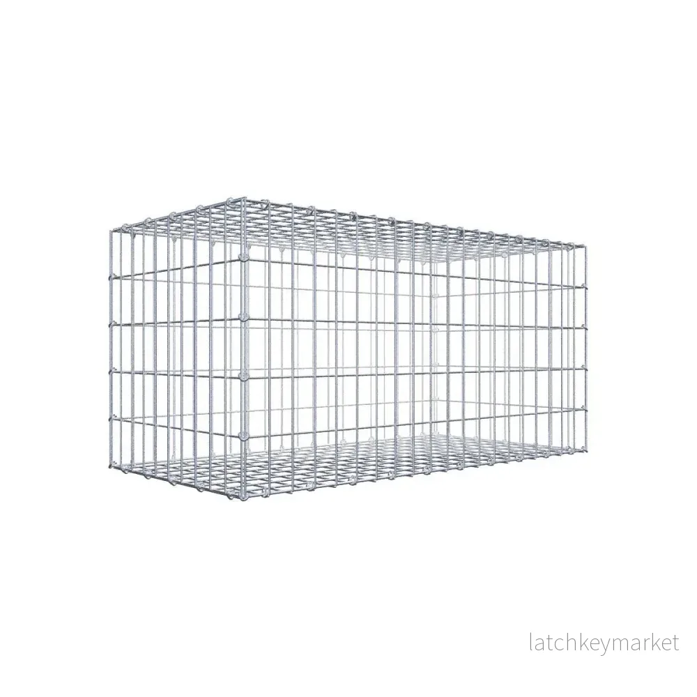 Gabion 100 cm x 50 cm x 50 cm (L x H x D), maskstorlek 5 cm x 10 cm, C-ring Gabion 100 cm x 50 cm x 50 cm (L x H x D), maskstorlek 5 cm x 10 cm, C-ring