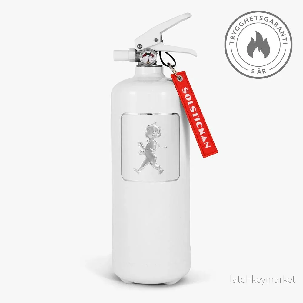 Solstickan Brandsläckare vit/silver 2kg Solstickan Brandsläckare vit/silver 2kg
