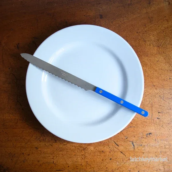 Sabre Paris Vintage Bread Knife Blue