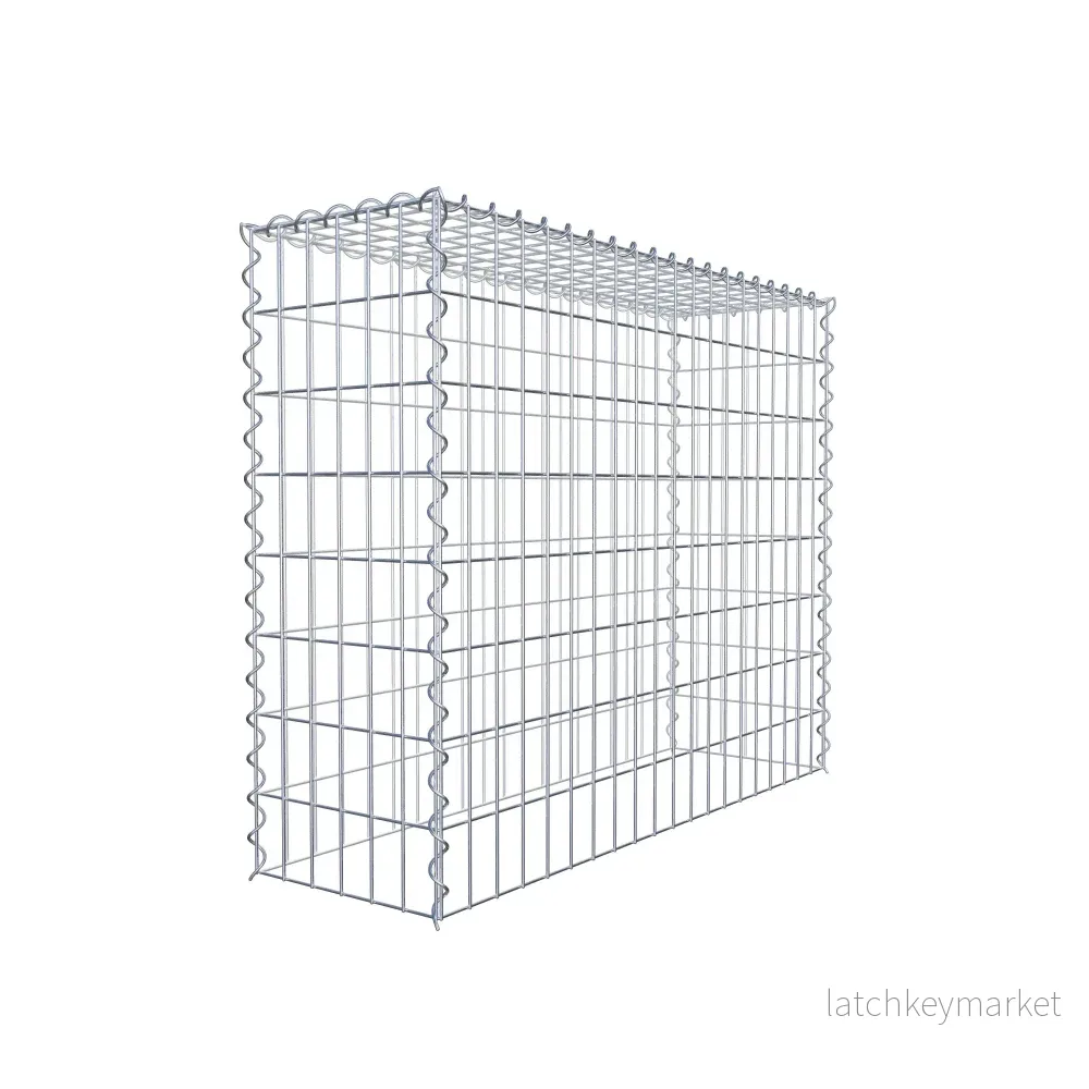 Påväxt gabion typ 3 100 cm x 80 cm x 30 cm (L x H x D), maskstorlek 5 cm x 10 cm, spiral - Bild 3