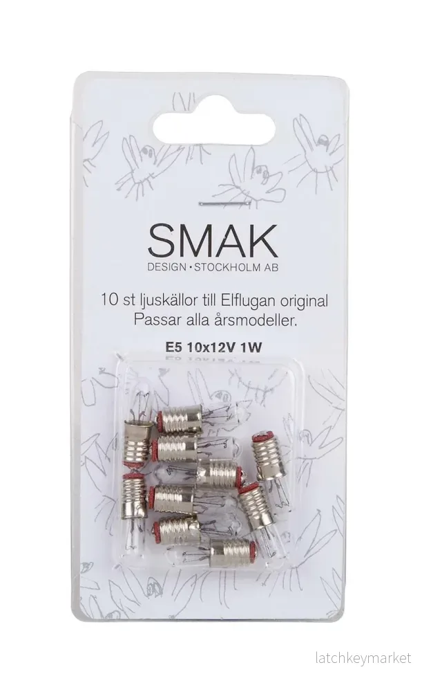 Elflugan Glödlampa 10-Pack