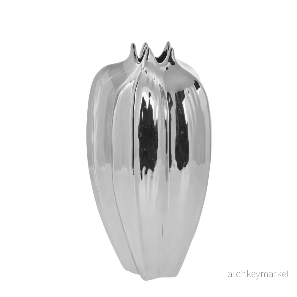 Jielle vas 20×20 cm. Silver Jielle vas 20×20 cm. Silver