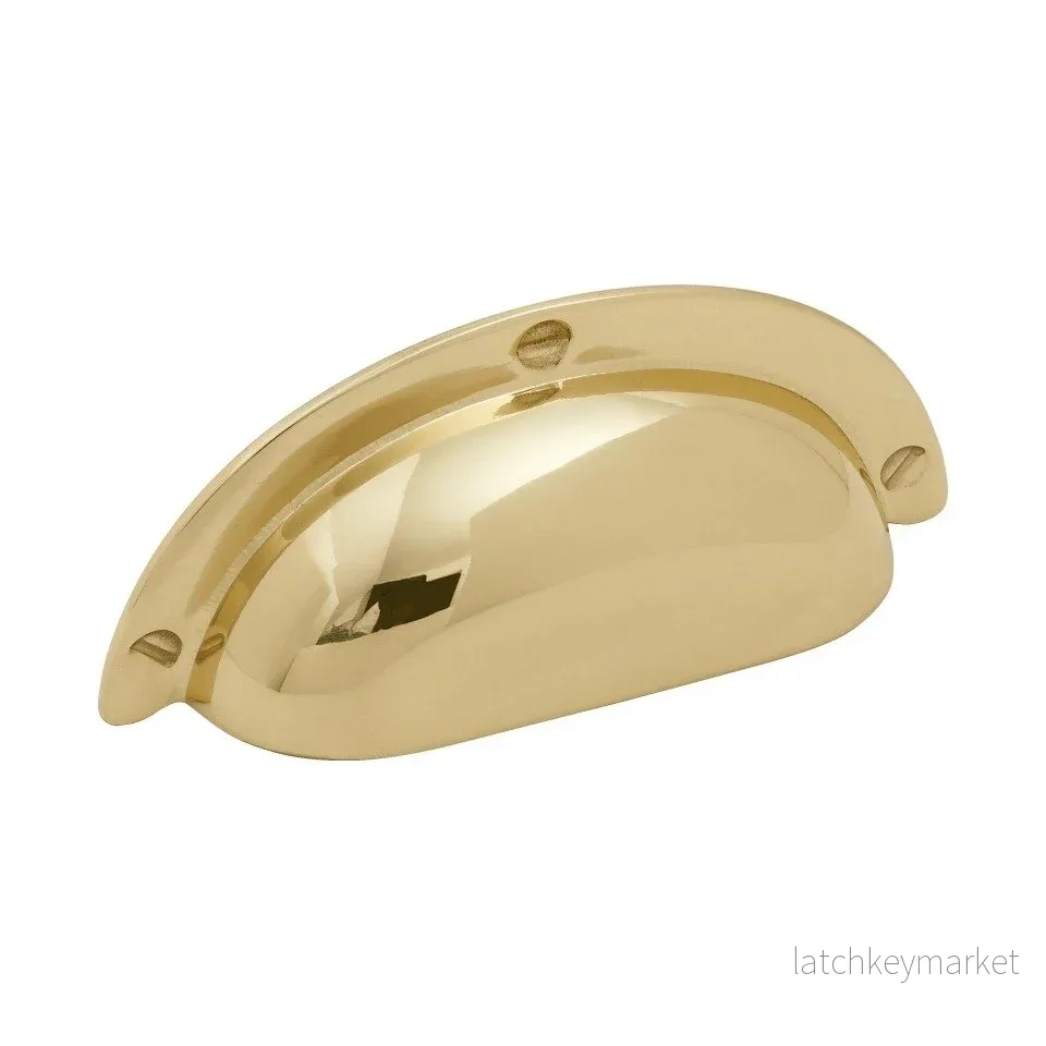Skålhandtag blank mässing Skålhandtag blank mässing