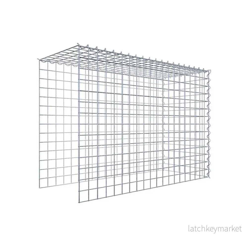 Extra gabion typ 4 100 cm x 70 cm x 40 cm (L x H x D), maskstorlek 5 cm x 5 cm, spiral Extra gabion typ 4 100 cm x 70 cm x 40 cm (L x H x D), maskstorlek 5 cm x 5 cm, spiral