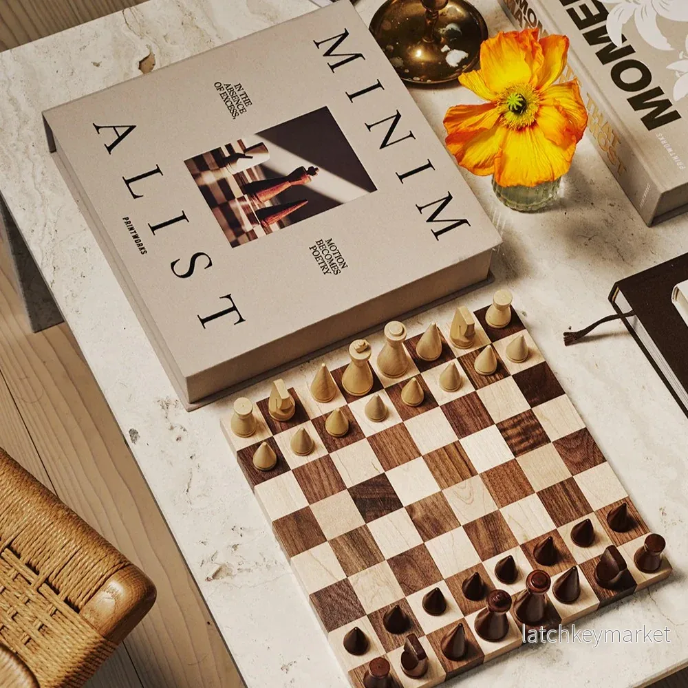 The Minimalist Wood Chess - Bild 2