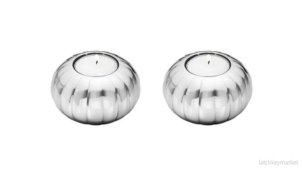 Bernadotte Tealight Candleholder Set 2 Pcs