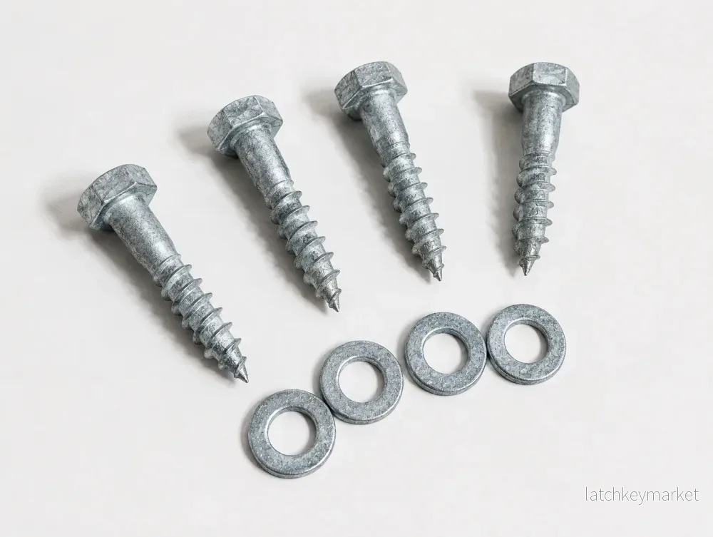 Infästningspaket Fransk träskruv VFZ 10×100 | 4-pack Infästningspaket Fransk träskruv VFZ 10×100 | 4-pack