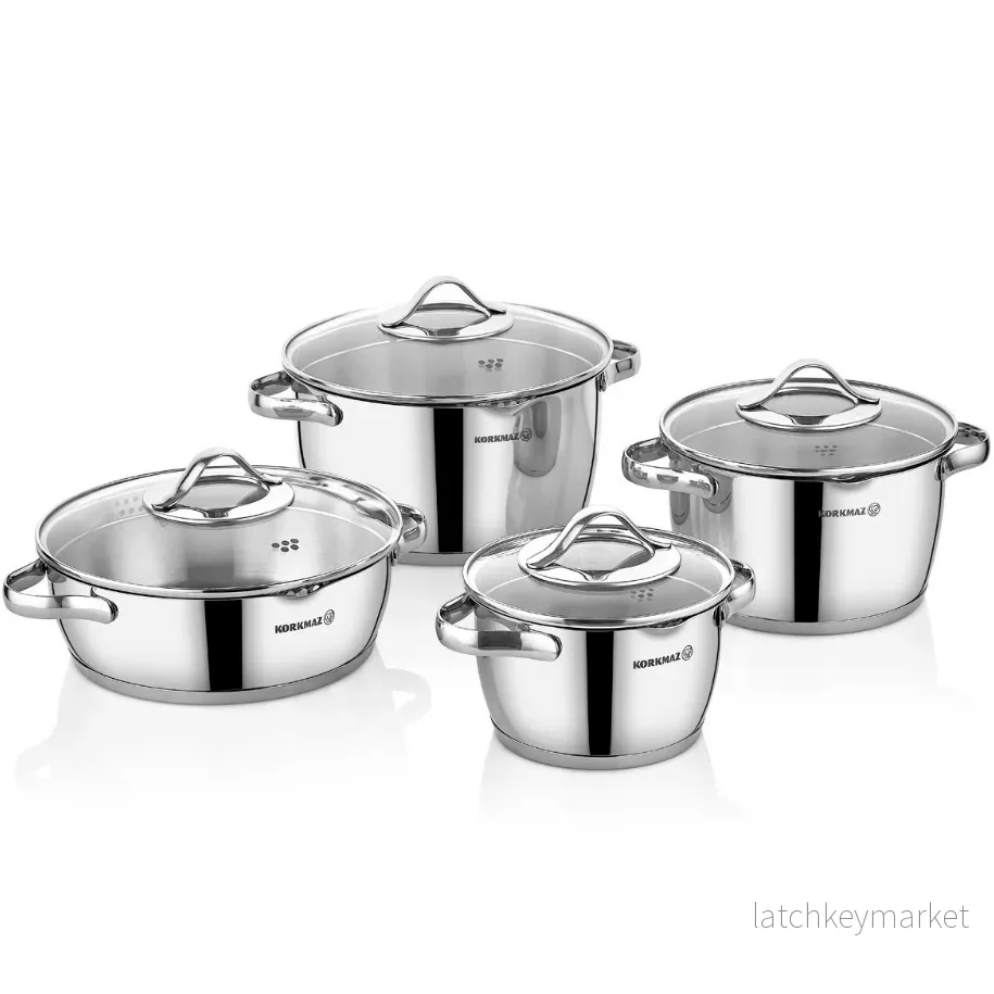 Korkmaz Stara 8 Delar Cookware A2609 Korkmaz Stara 8 Delar Cookware A2609