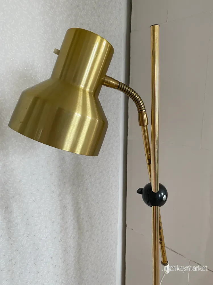 Mässingsgolvlampa - Bild 2