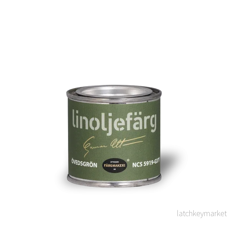 Övedsgrön Linoljefärg Ottossons - Bild 3