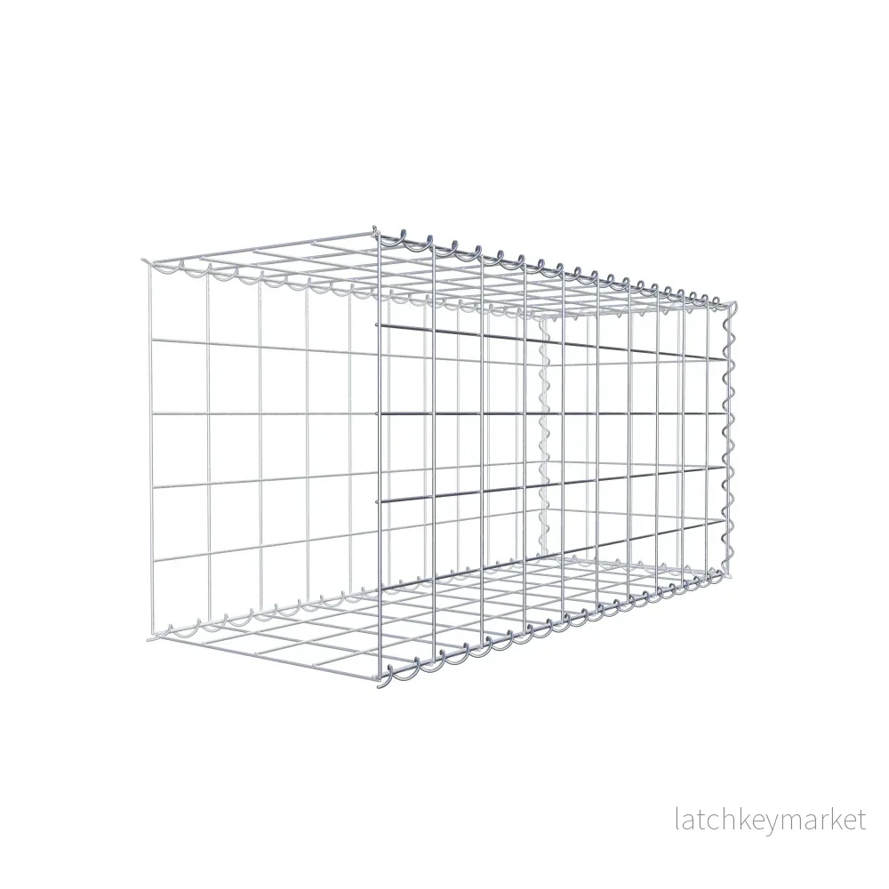 Extra gabion typ 2 100 cm x 50 cm x 40 cm (L x H x D), maskstorlek 10 cm x 10 cm, spiral - Bild 3