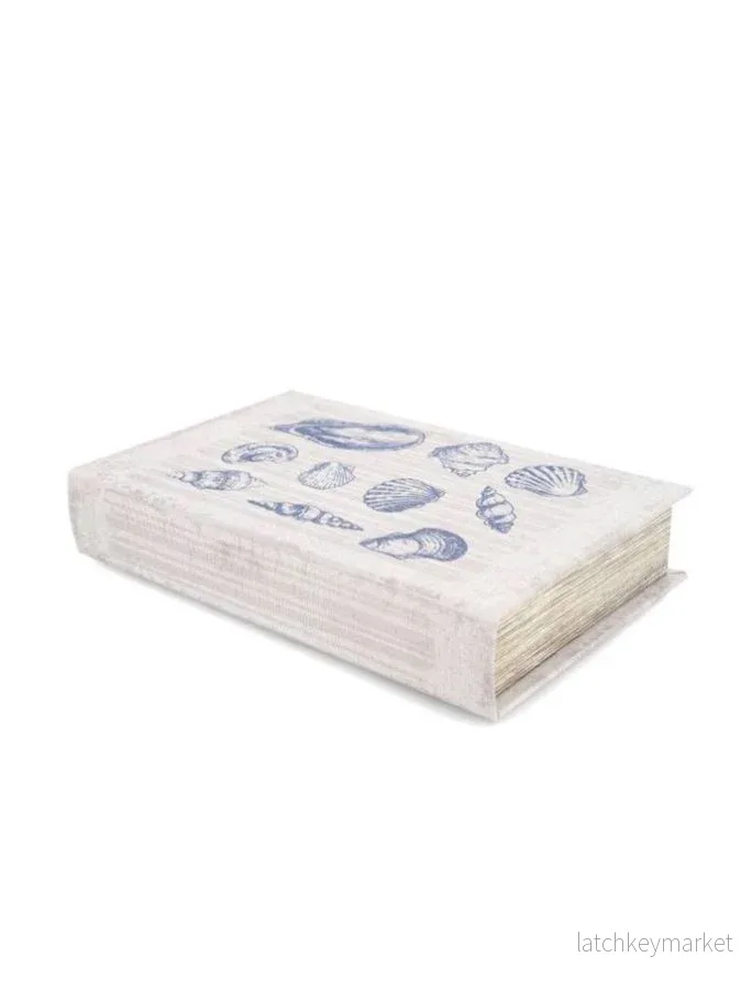 Dekoration Boklåda Snäckor 2-pack 17x5x26 cm Dekoration Boklåda Snäckor 2-pack 17x5x26 cm