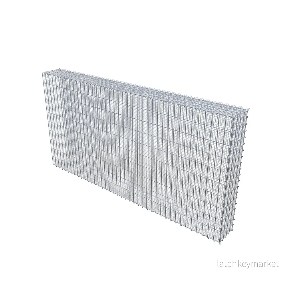 Grusodling gabion typ 2 200 cm x 100 cm x 20 cm (L x H x D), maskstorlek 5 cm x 10 cm, spiral - Bild 2