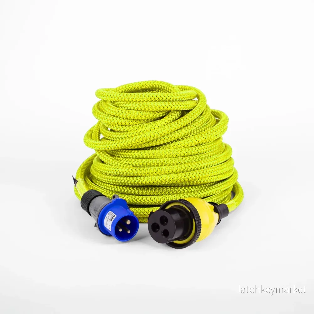 Strömkabel Ellinor Ratio Neongul | PolyRopes Strömkabel Ellinor Ratio Neongul | PolyRopes