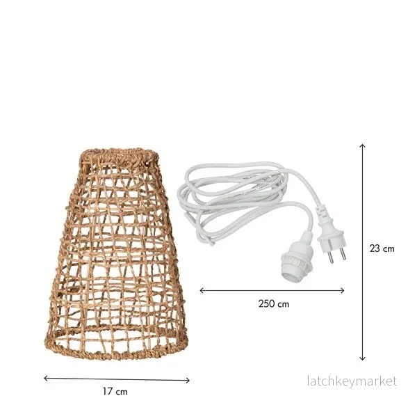 Div. Trädgårdsbelysning Lampskärm + sladdställ för utomhus 23cm - Bild 2