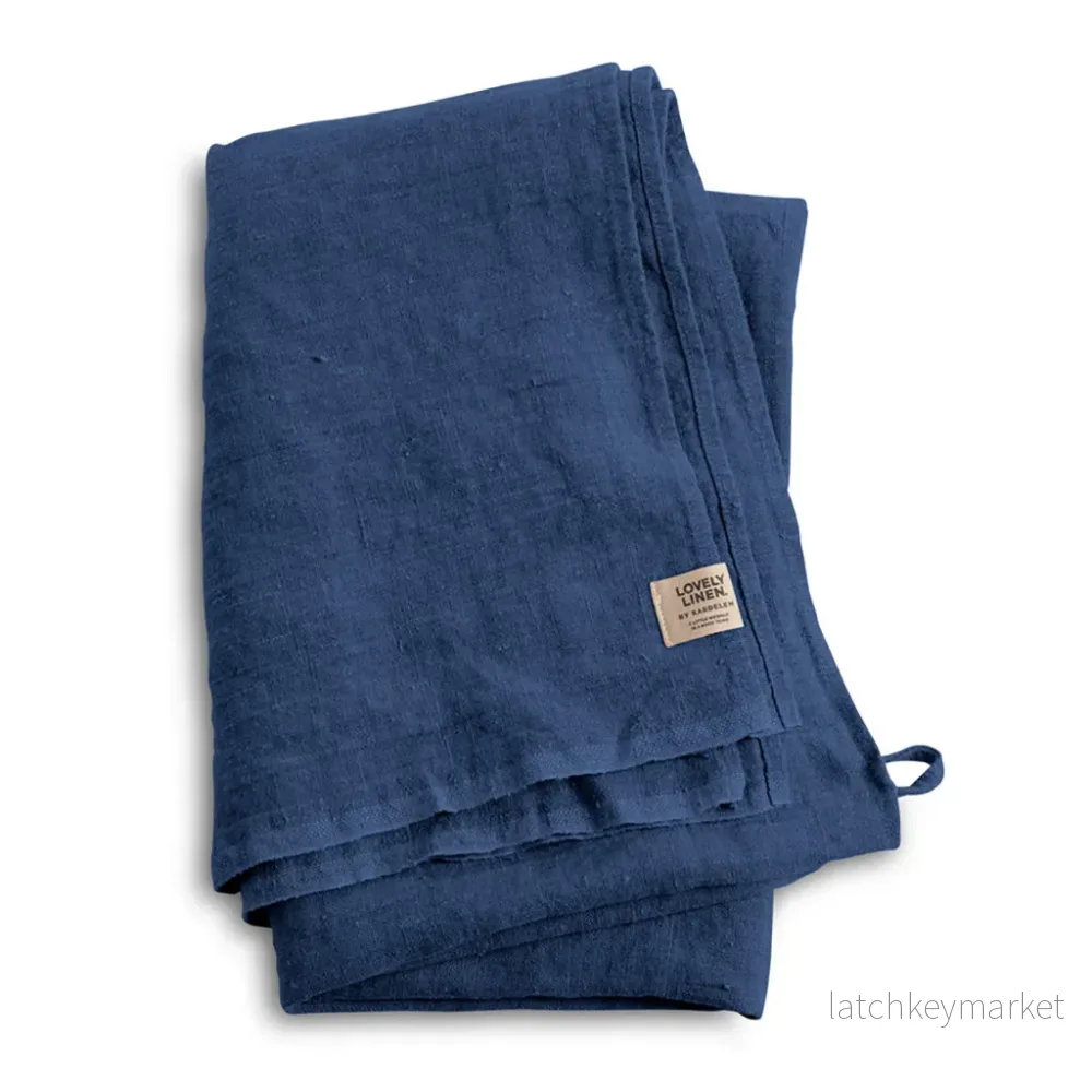 Linnebadlakan hamam Denim blue Linnebadlakan hamam Denim blue