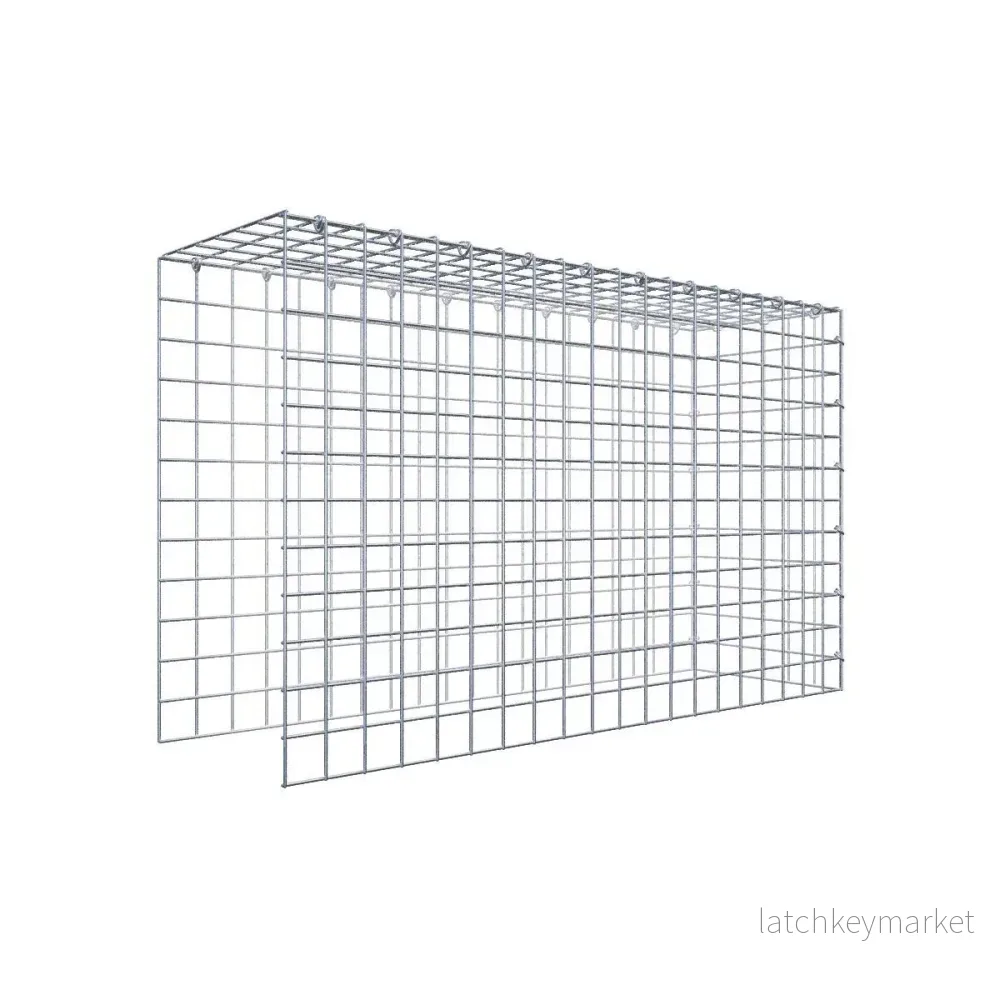 Extra gabion typ 4 100 cm x 60 cm x 30 cm (L x H x D), maskstorlek 5 cm x 5 cm, C-ring Extra gabion typ 4 100 cm x 60 cm x 30 cm (L x H x D), maskstorlek 5 cm x 5 cm, C-ring