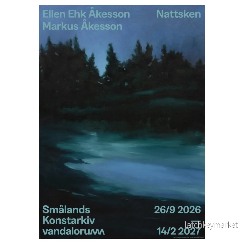 Affisch Ellen Ehk och Markus Åkesson Nattsken