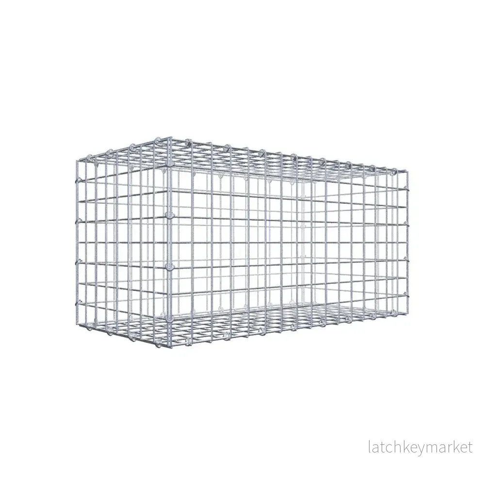 Gabion 80 cm x 40 cm x 40 cm (L x H x D), maskstorlek 5 cm x 5 cm, C-ring Gabion 80 cm x 40 cm x 40 cm (L x H x D), maskstorlek 5 cm x 5 cm, C-ring