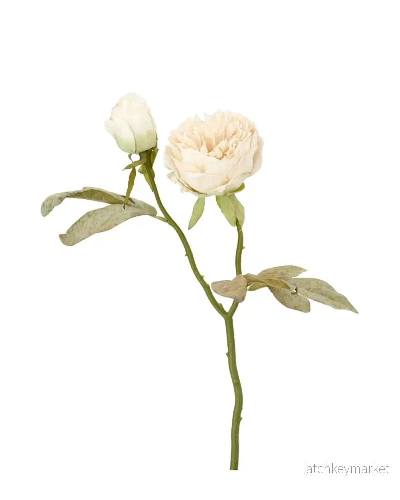Konstgjord växt Pion Dubbel Vit 3-pack 50 cm Konstgjord växt Pion Dubbel Vit 3-pack 50 cm