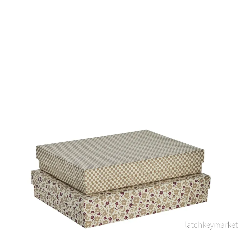 Ellen 2-pack eske sett 34 cm benvit Ellen 2-pack eske sett 34 cm benvit