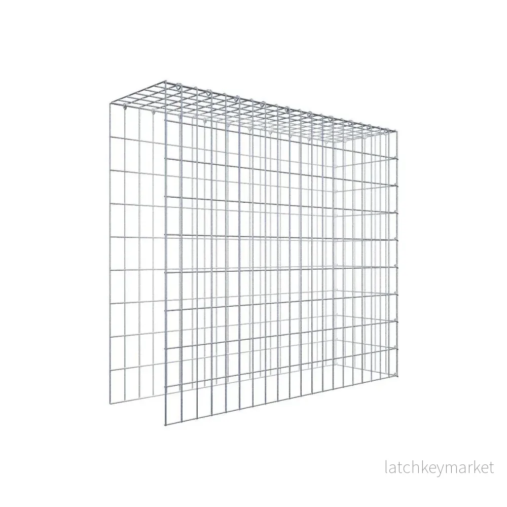 Extra gabion typ 4 100 cm x 90 cm x 30 cm (L x H x D), maskstorlek 5 cm x 10 cm, C-ring Extra gabion typ 4 100 cm x 90 cm x 30 cm (L x H x D), maskstorlek 5 cm x 10 cm, C-ring