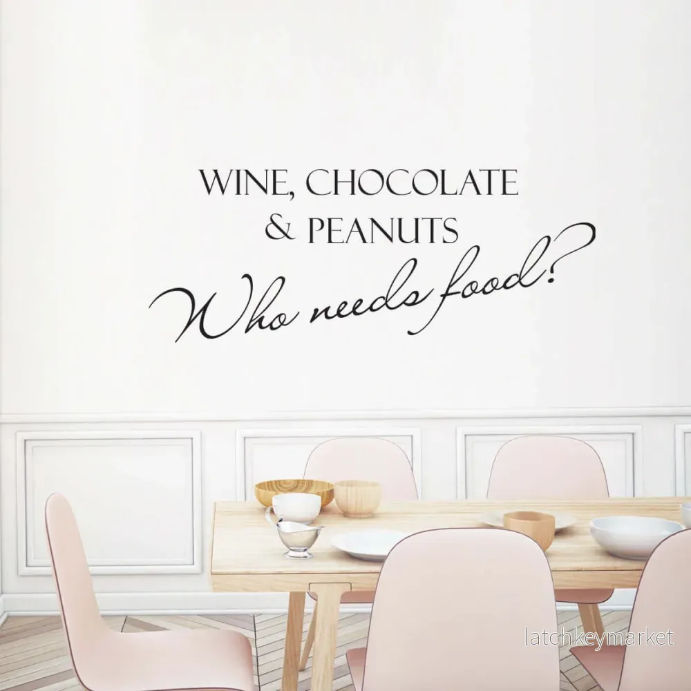 Väggord Wine & chocolate Väggord Wine & chocolate