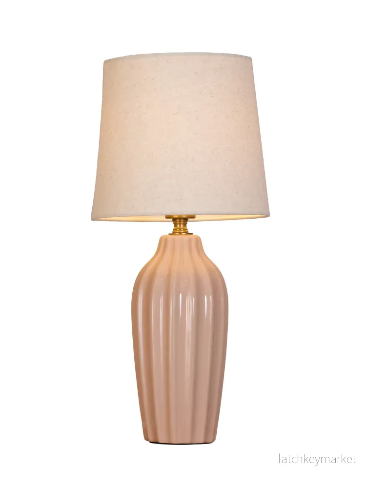 Bordslampa Lyon Ljus Rosa 39 cm - Bild 2