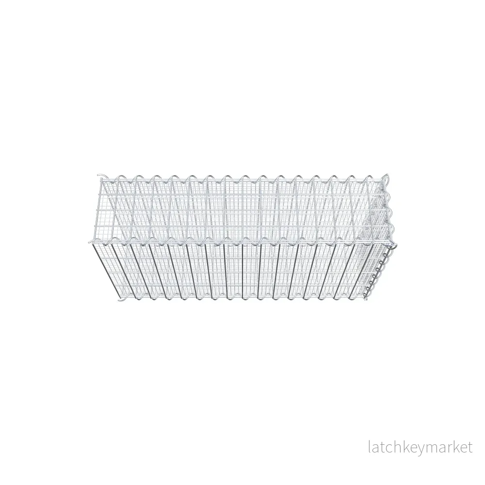 Grusodling gabion typ 2 80 cm x 40 cm x 20 cm (L x H x D), maskstorlek 5 cm x 10 cm, spiral - Bild 3