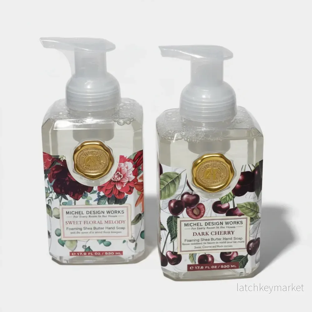 Skumtvål Pressed Flowers & Royal Rose - MICHEL DESIGN WORKS (2-pack) - Bild 2