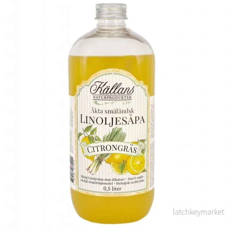Linoljesåpa citrongräs