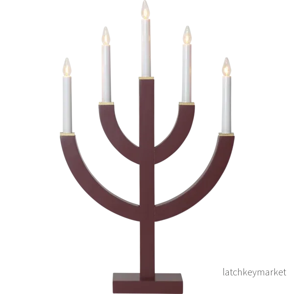 Adventsljusstake ANNO 59 cm Röd - Bild 2