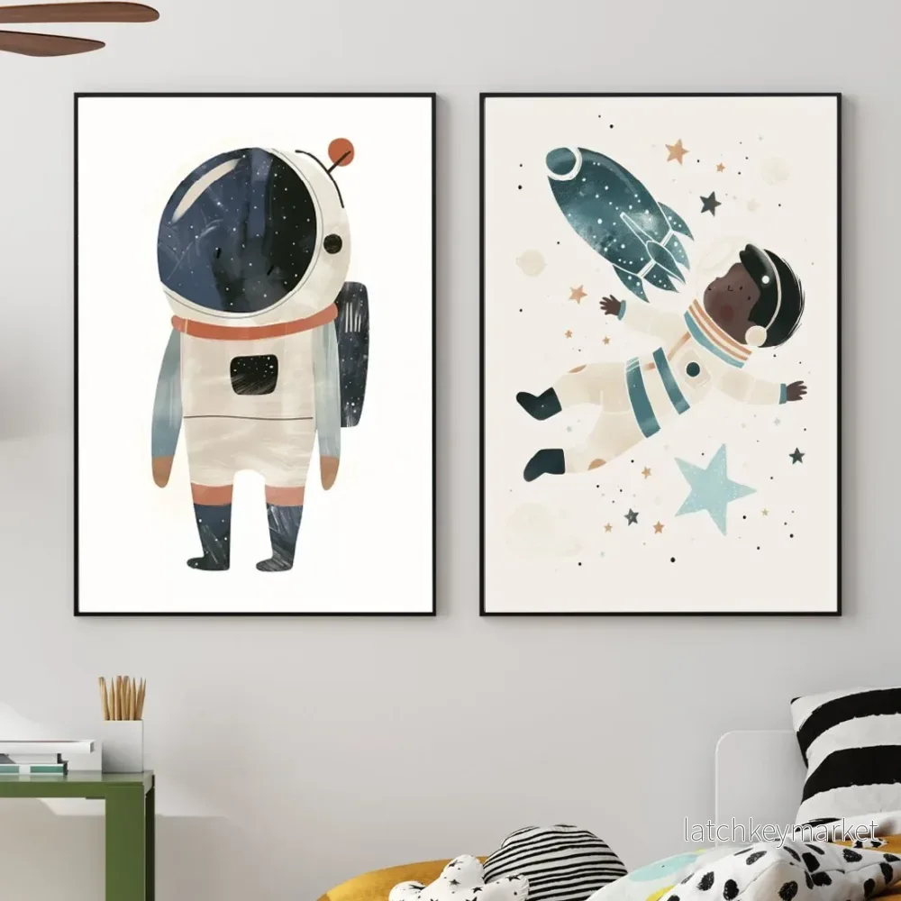 Barntavla space boy - Bild 2