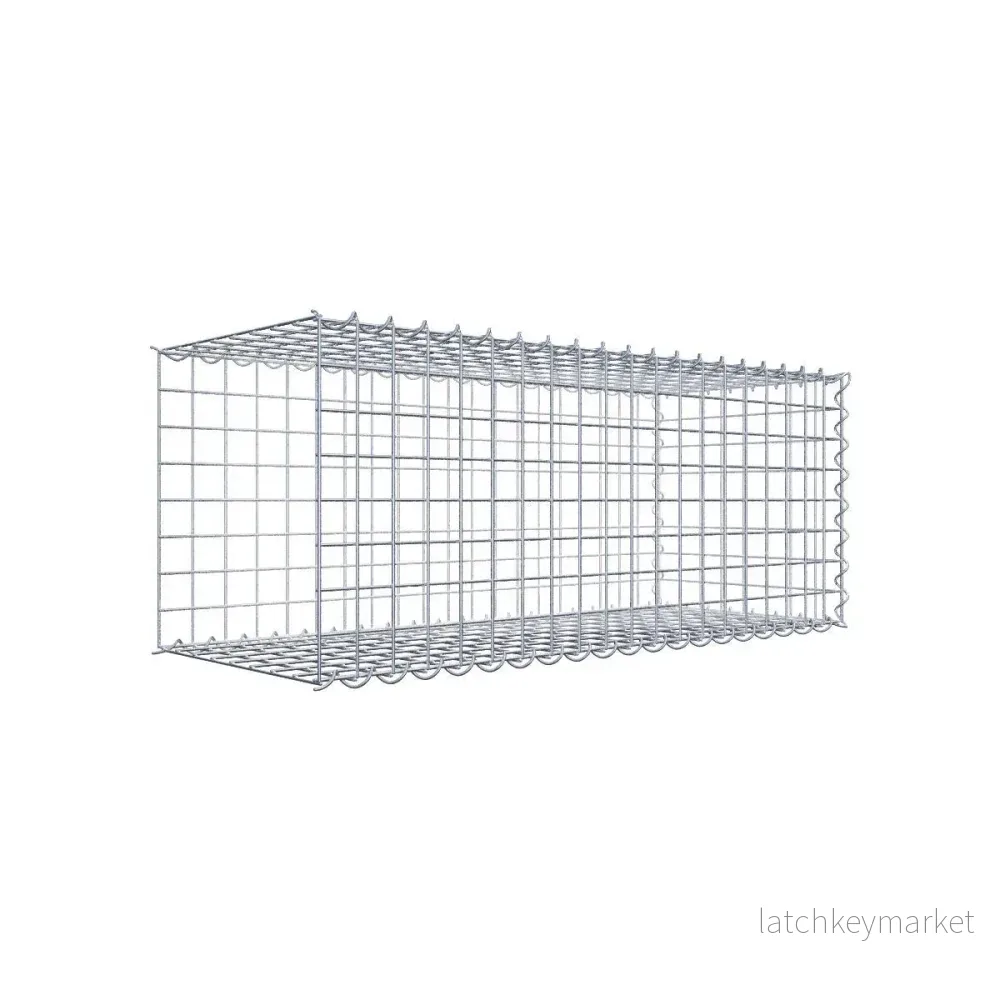 Påväxt gabion typ 2 100 cm x 40 cm x 40 cm (L x H x D), maskstorlek 5 cm x 5 cm, spiral