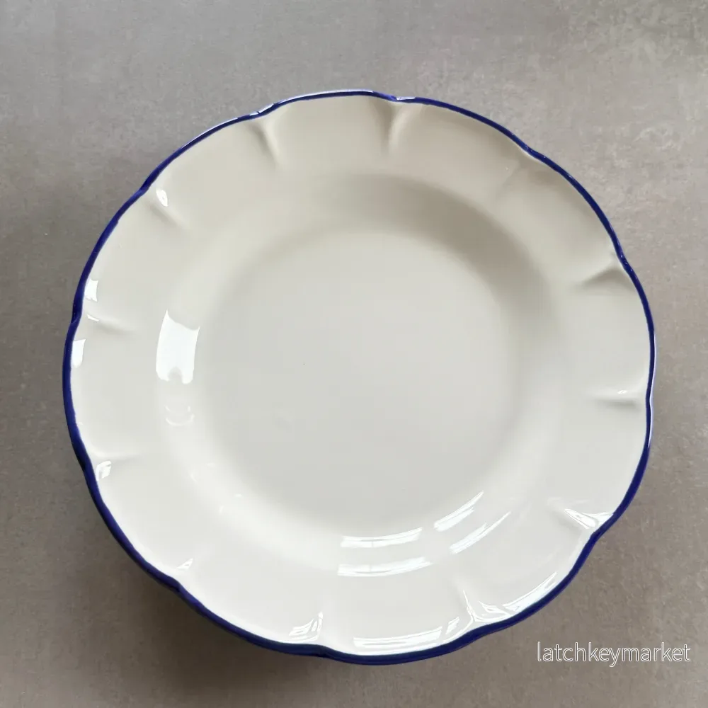 Pasta Plate Blue Line Pasta Plate Blue Line