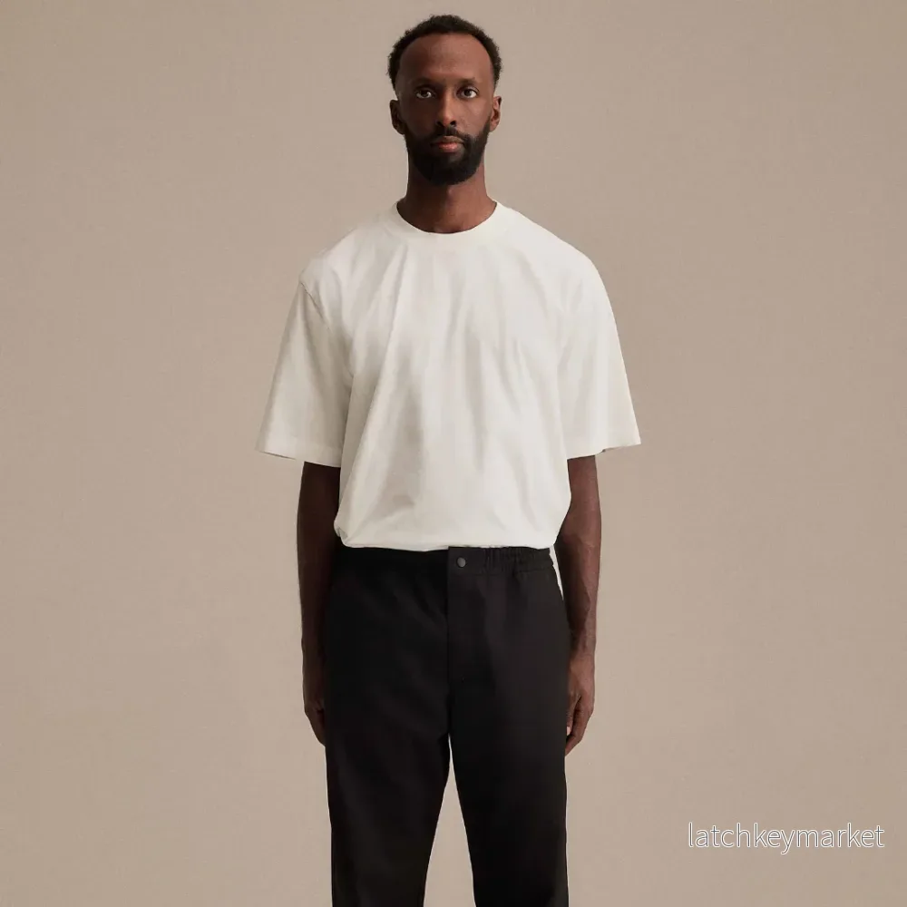 Relaxed Tee Smør White Relaxed Tee Smør White