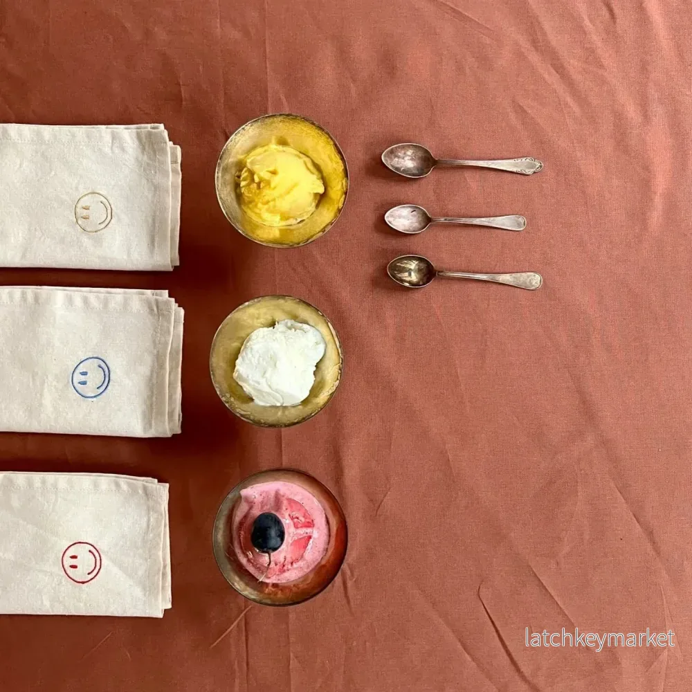 Midnatt Napkin Set Happy - Bild 3