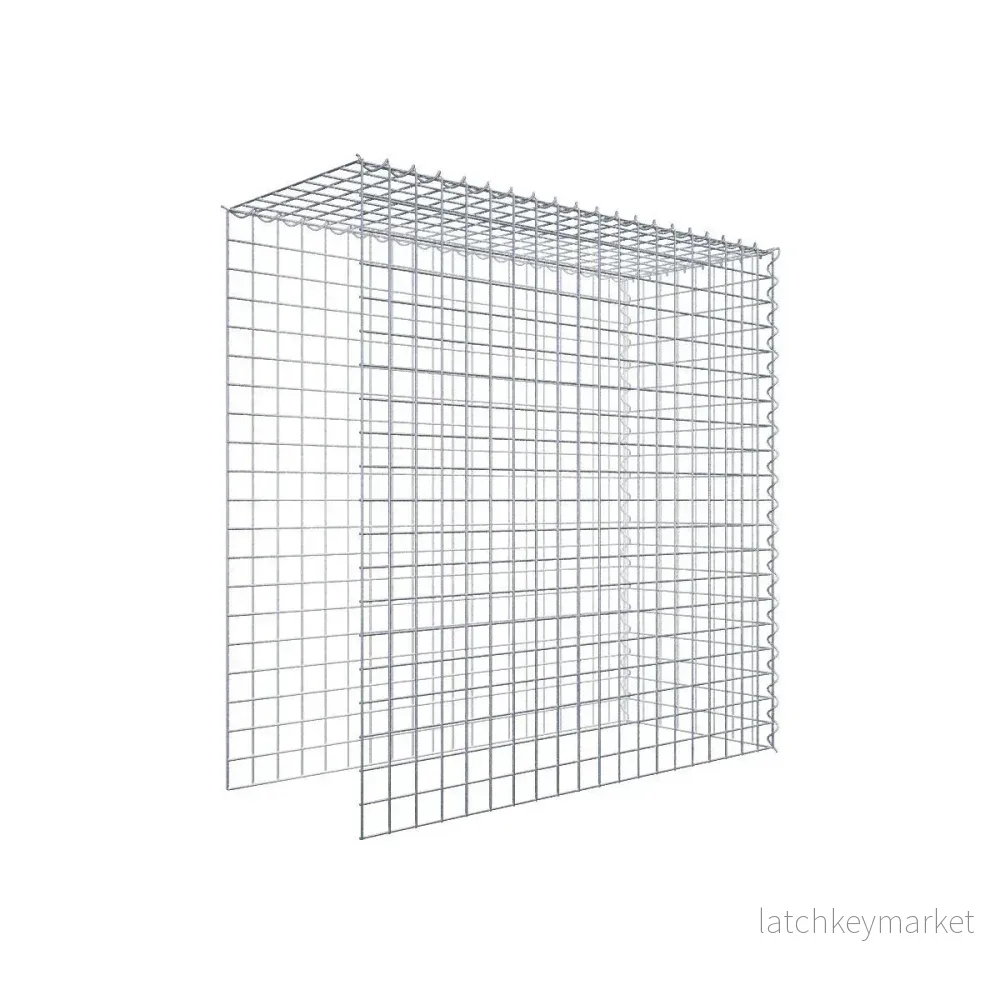 Extra gabion typ 4 100 cm x 100 cm x 40 cm (L x H x D), maskstorlek 5 cm x 5 cm, spiral