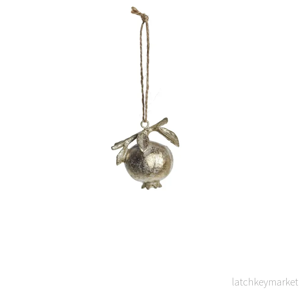 Serafina granatäpple H5,5 cm. ljust guld Serafina granatäpple H5,5 cm. ljust guld