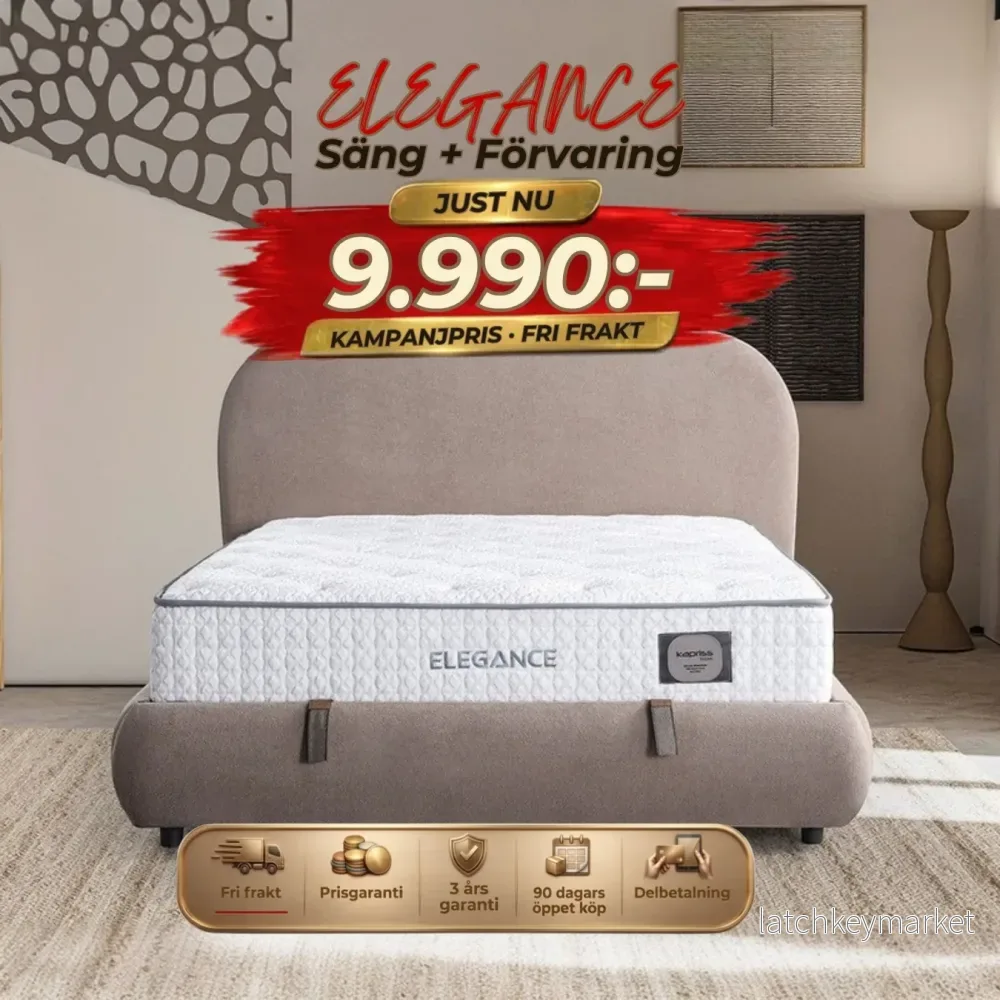 Elegance Säng-Huvudgavel-Förvaring