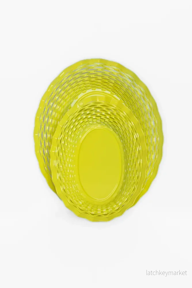 Bread Basket Large Yellow Bread Basket Large Yellow