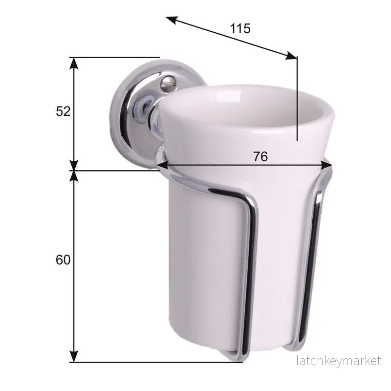 Haga tandborstmugg krom - Bild 2